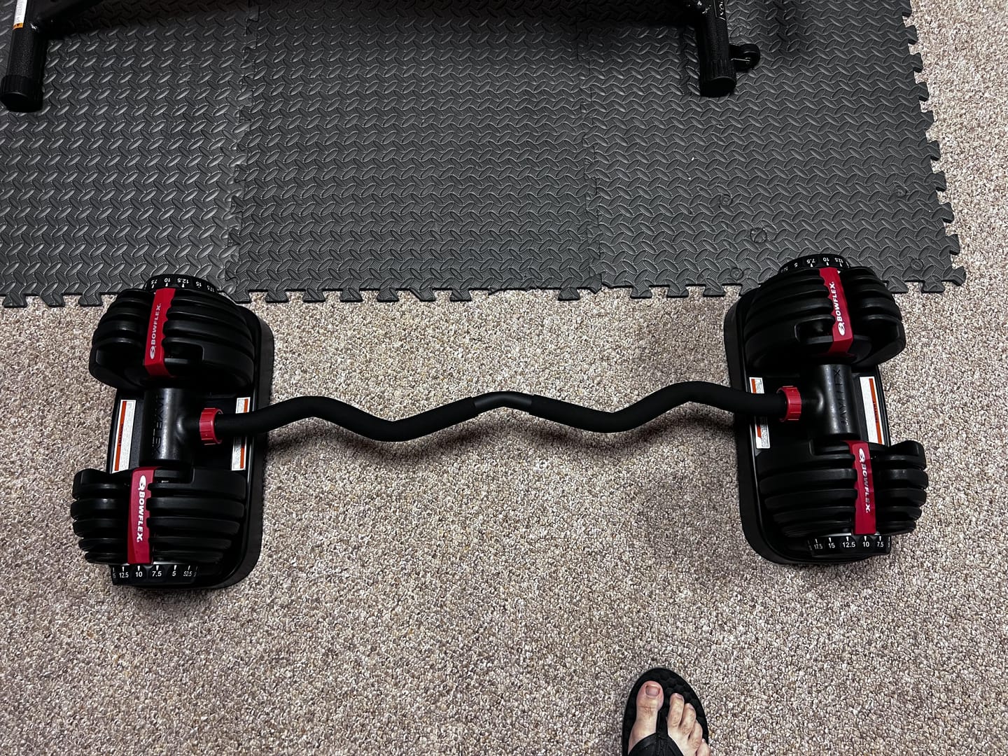 Customer photo review of Hyperbell EZ Curl Bar