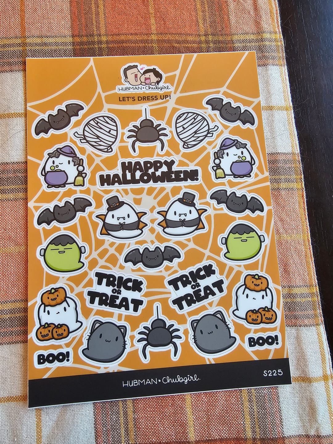 Customer photo review of Let's Dress Up Sticker Sheet