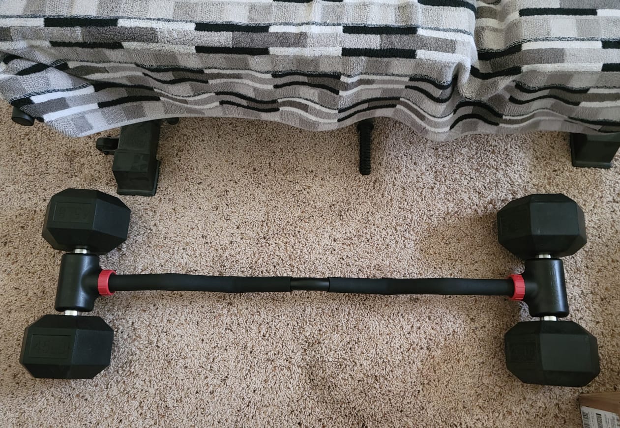 Customer photo review of Hyperbell EZ Curl Bar