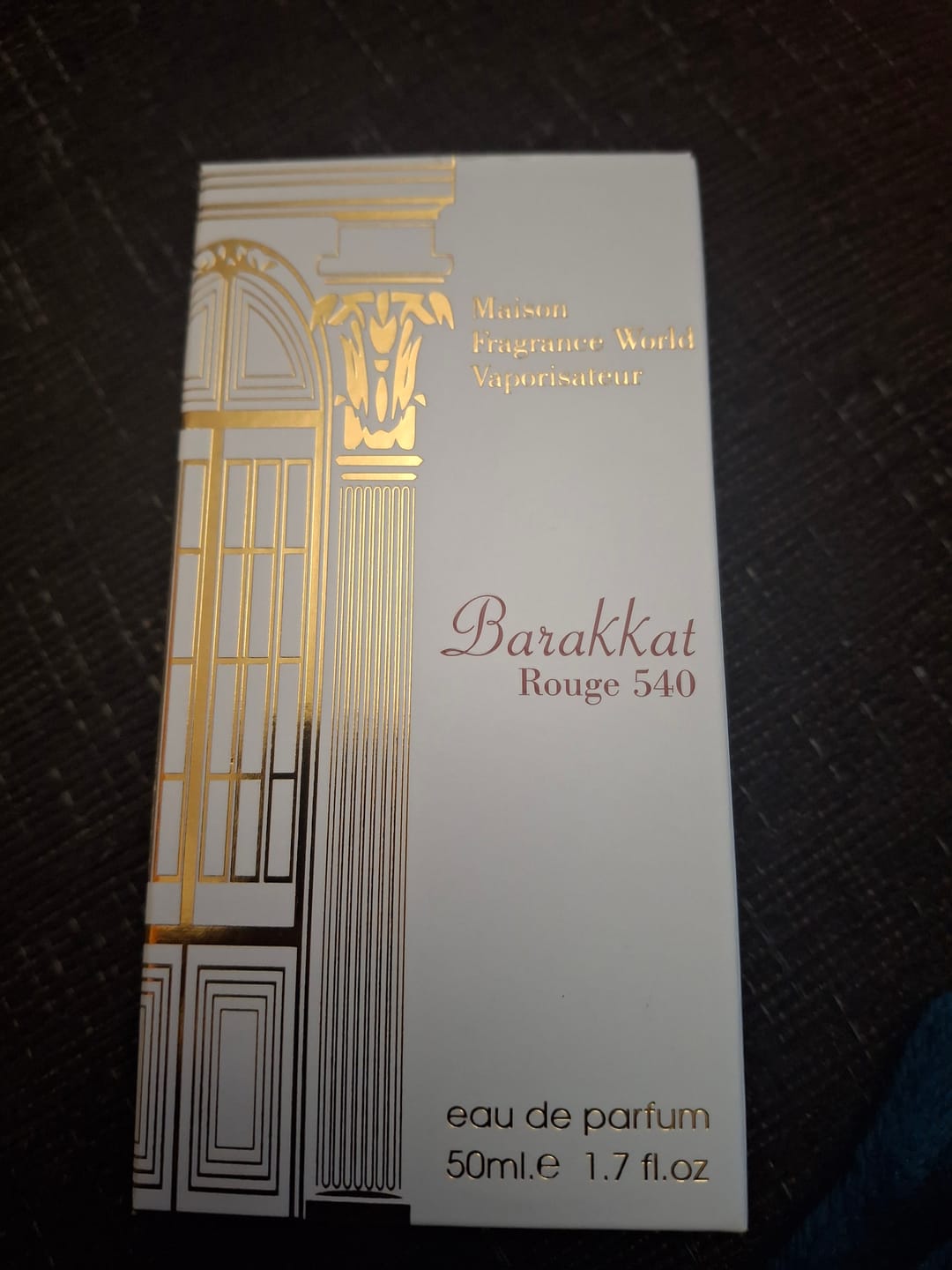Customer photo review of Barakkat Rouge 540 EDP 50ml