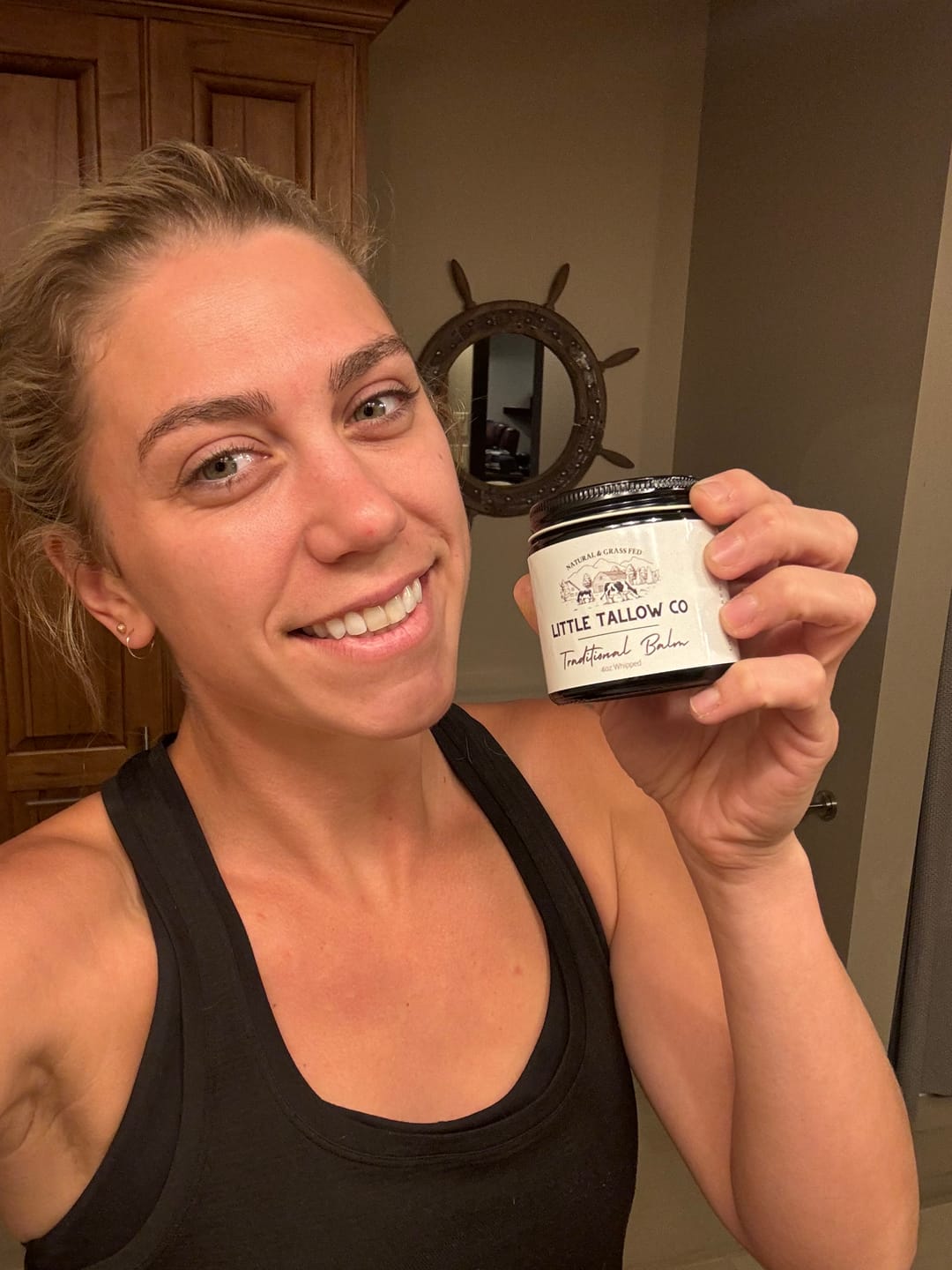 Customer photo review of Traditional Whipped Tallow Balm - 4oz Glass Jar