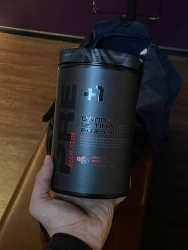 Customer photo review of +1© Danny's Ultimate Pre Workout High-stim (520g)