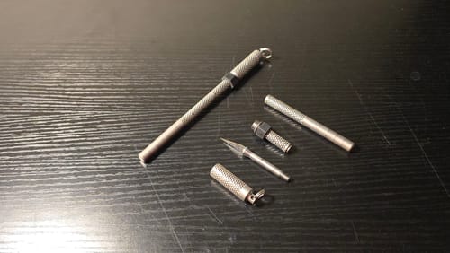 Customer photo review of Titanium Hobby Knife