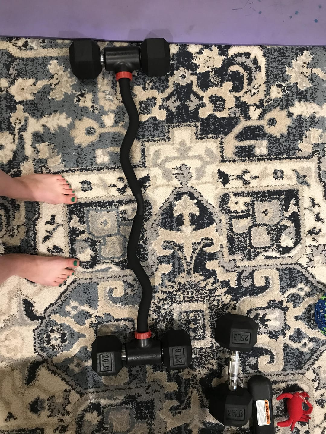 Customer photo review of Hyperbell EZ Curl Bar
