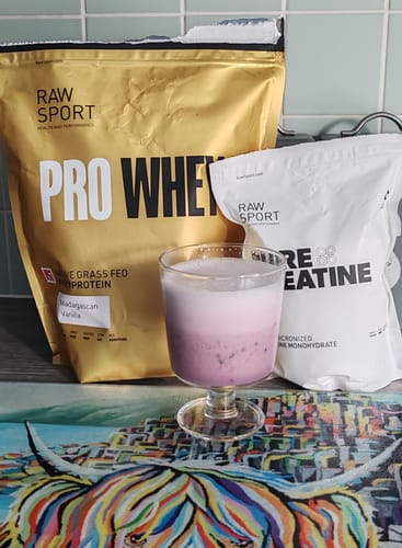 Customer photo review of Grass Fed Whey Protein Powder Pro