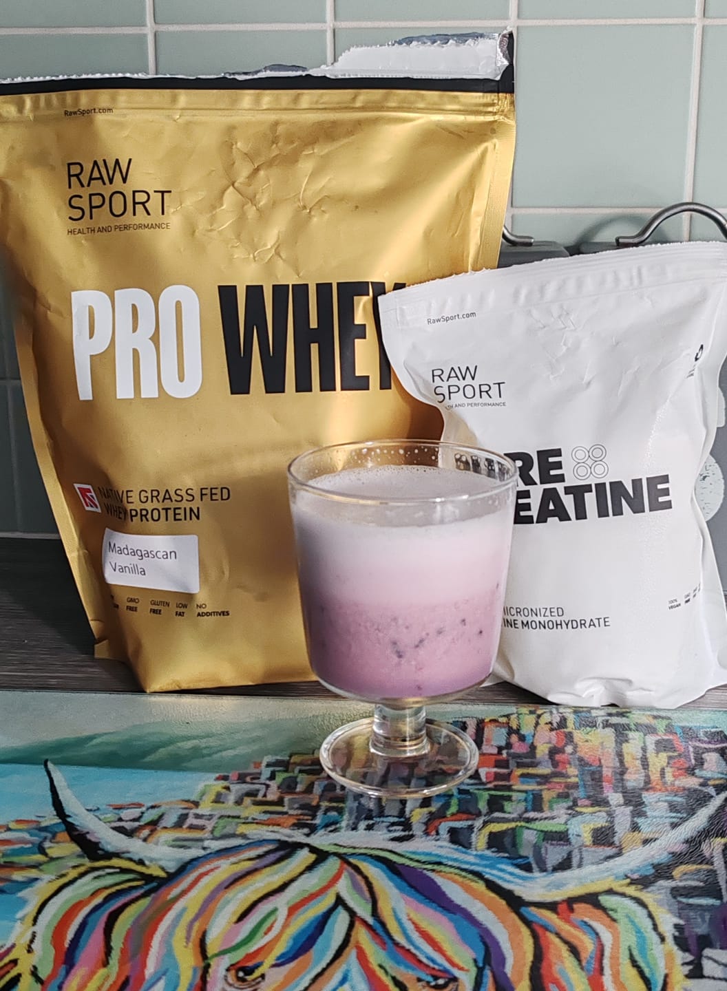 Customer photo review of Grass Fed Whey Protein Powder Pro