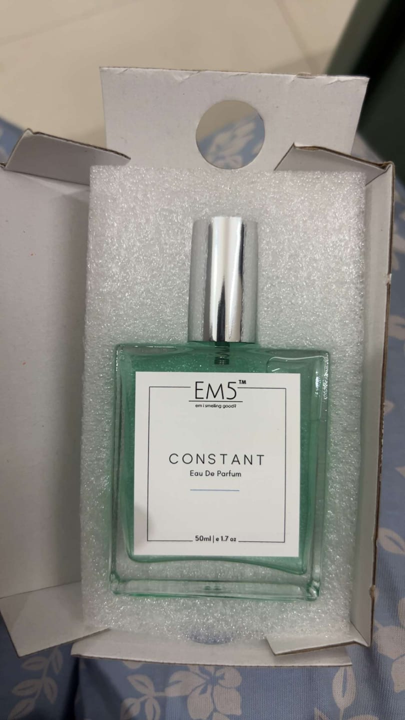 Customer photo review of EM5™ Constant Perfume EDP Spray for Men | Spicy Musky Woody Fragrance Accords | Luxury Gift for Him | Variants Available: 50 ml Spray / 15 ml Spray