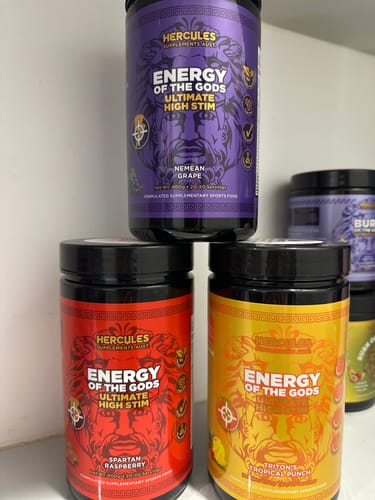 Customer photo review of Energy of The Gods - Ultimate High Stim Pre Workout