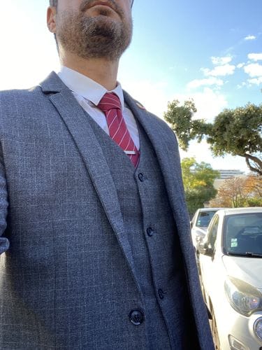 Customer photo review of Three-piece suit Tommy