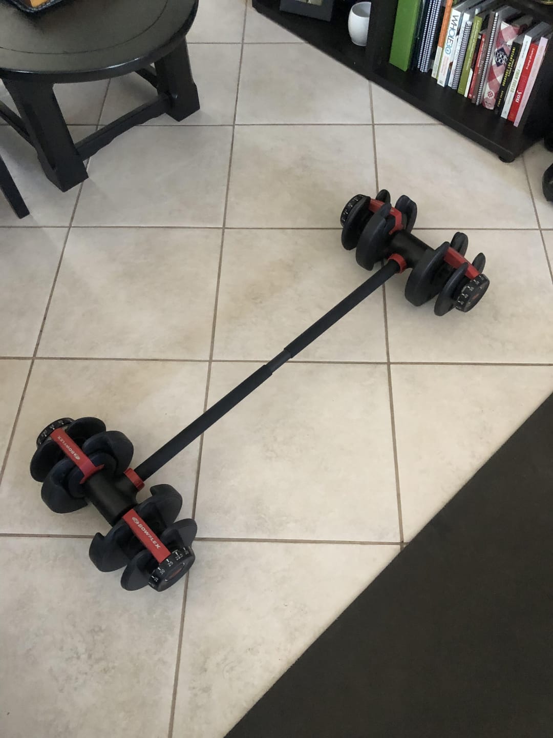 Customer photo review of Hyperbell Bundle: Bar, Kettlebell, Pad
