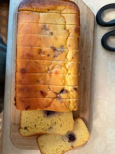 Customer photo review of Sugar Free Low Carb Keto Pound Cake Loaf
