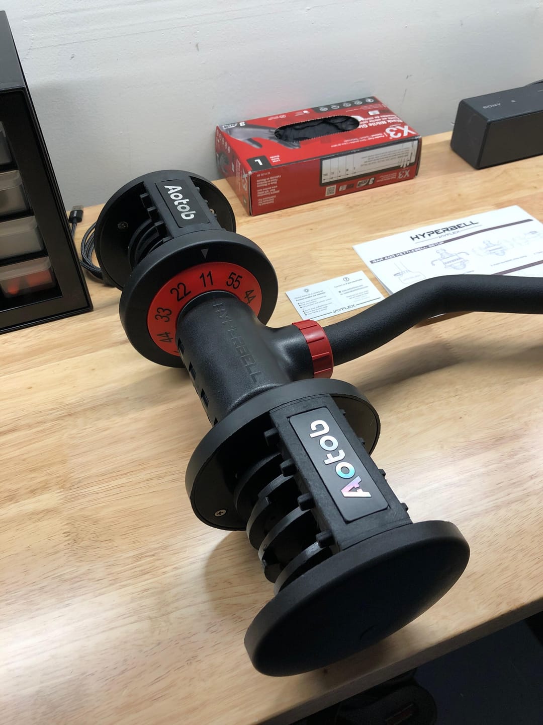 Customer photo review of Hyperbell EZ Curl Bar