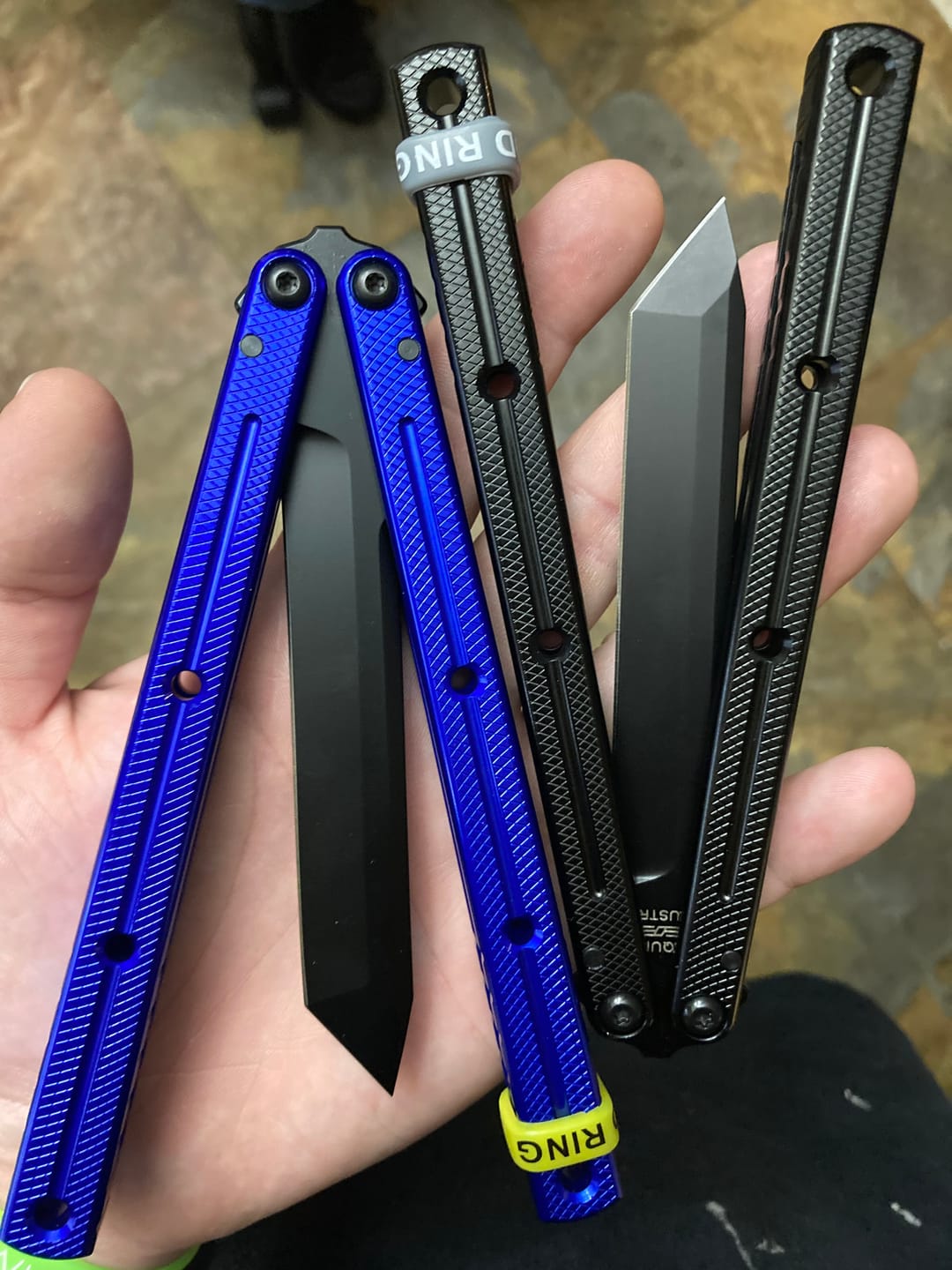 Customer photo review of Baliplus Kraken live clone Channel Aluminum Handle Bushings 9cr18