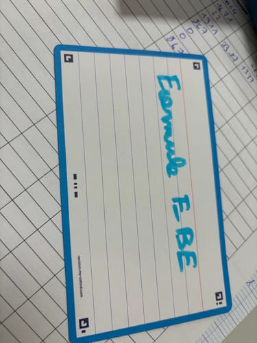 Avis photo d'un client sur Flashcards FLASH 2.0 OXFORD # 80 cartes 7,5 x 12,5 cm - ligné