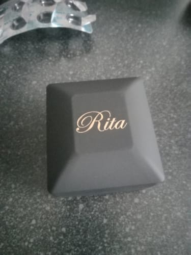 Customer photo review of Love Heart Earrings - Gold Vermeil