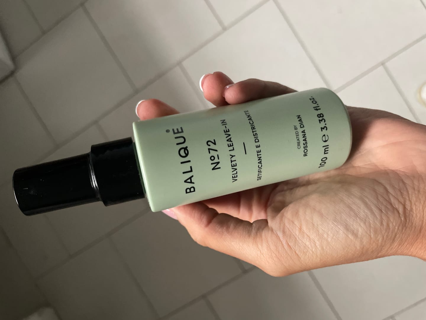 Customer photo review of N°72 - VELVETY LEAVE-IN