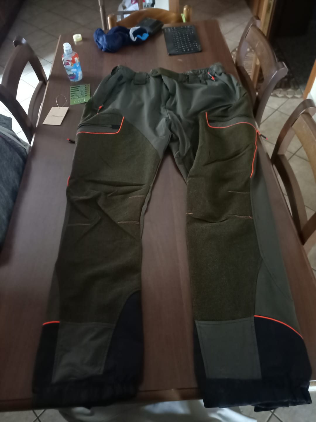 Customer photo review of Pantalone Caccia Masseria 19  ESTIVO Arancio Fluo