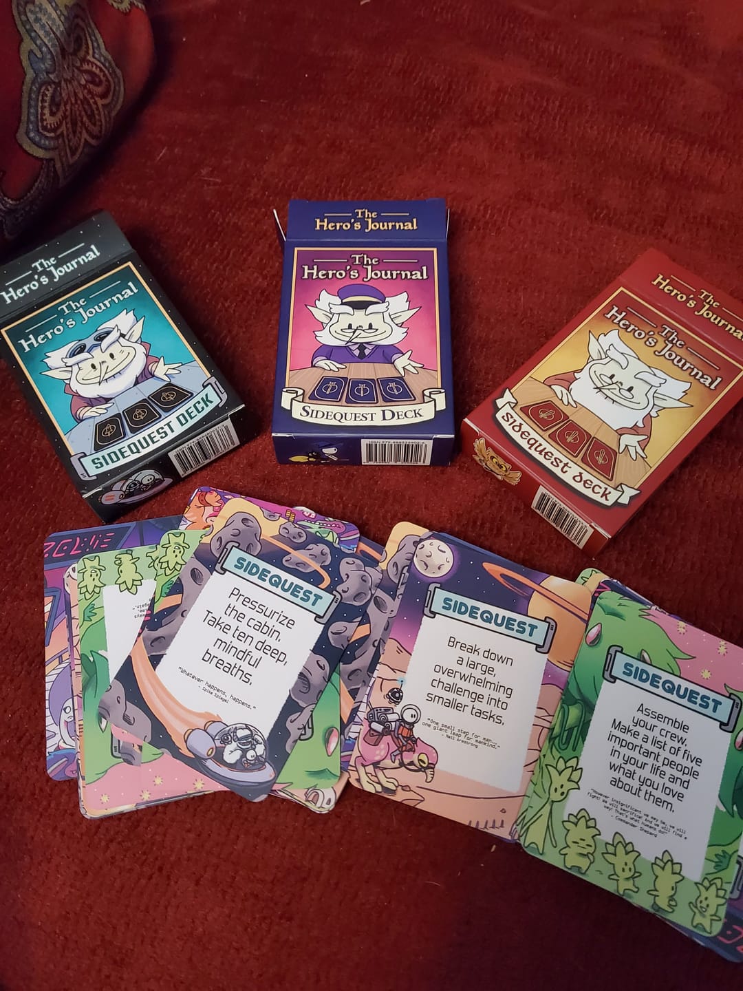 Customer photo review of Self Care SideQuest Deck