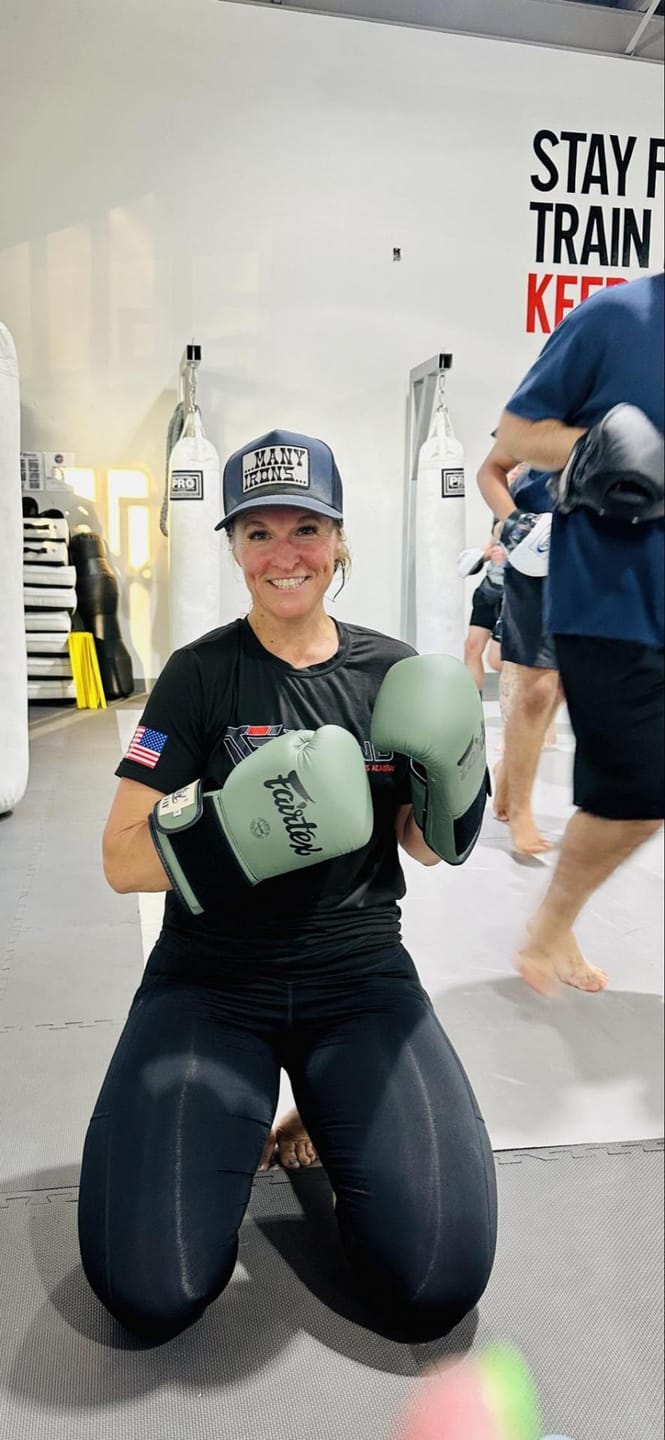 Customer photo review of Fairtex BGV11 F Day Muay Thai Boxing Glove