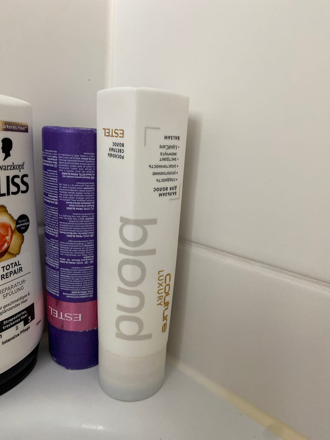 Customer photo review of HC LUXURY BLOND Balsam