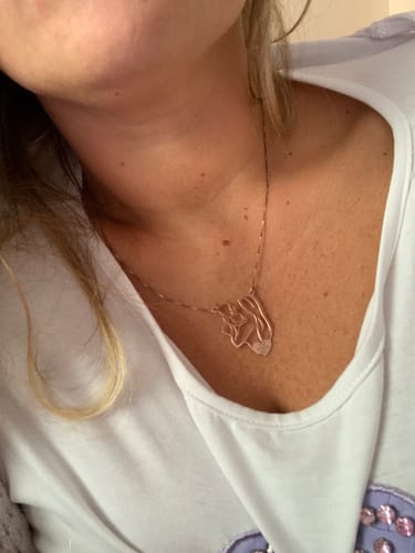 Customer photo review of Collana Mamma e Figlio