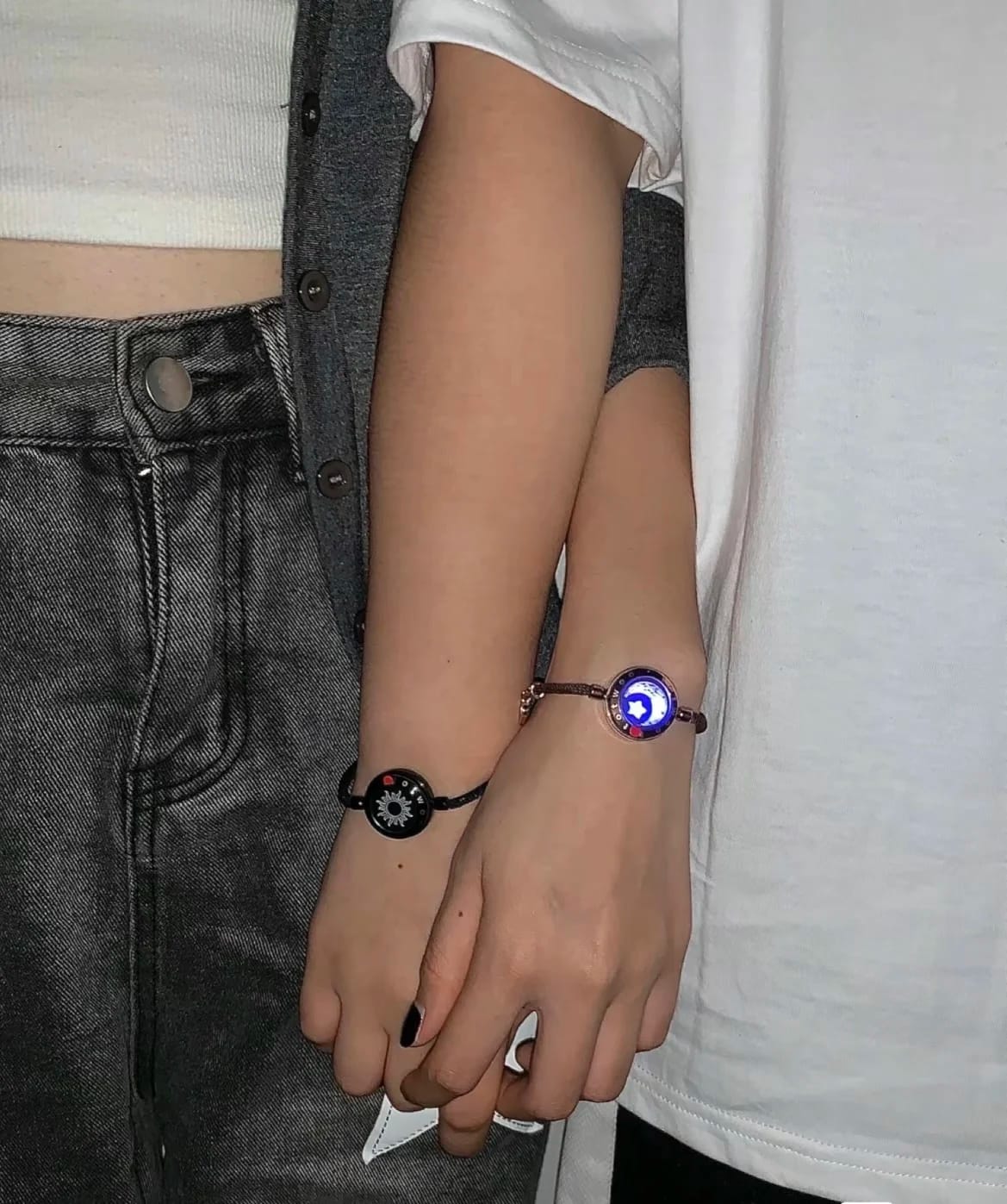 Customer photo review of Pulseras Sol y Luna (2 unidades)