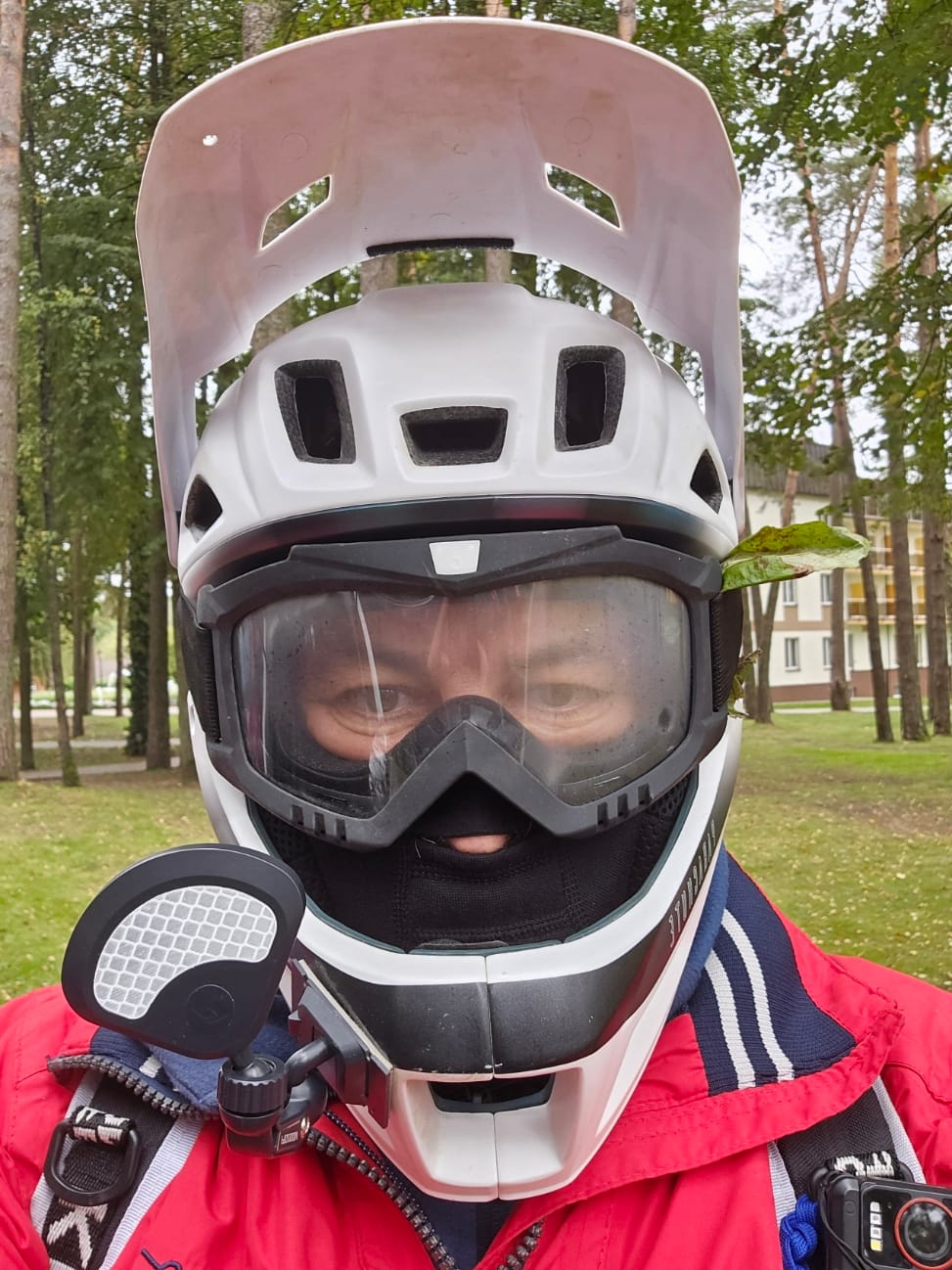 Customer photo review of Helmet Mirror