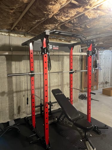 Customer photo review of Major Fitness PLM03 All-In-One Home Gym Power Rack