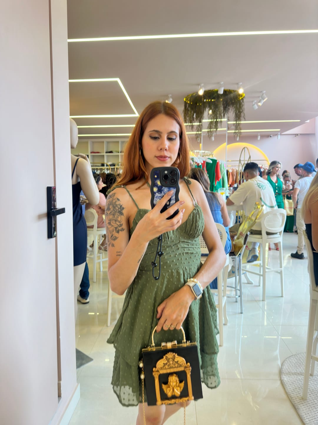 Customer photo review of Renaissance angel inspired bag