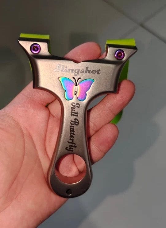 Customer photo review of Butterfly Hunting Slingshot