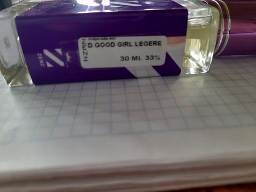Customer photo review of Perfume Tendencia D GOOD GIRL LEGERE zenz