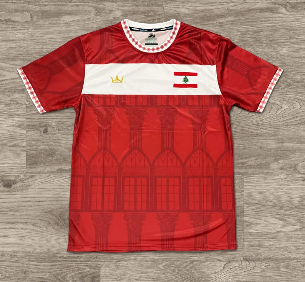 Customer photo review of Lebanon Custom Football Jersey