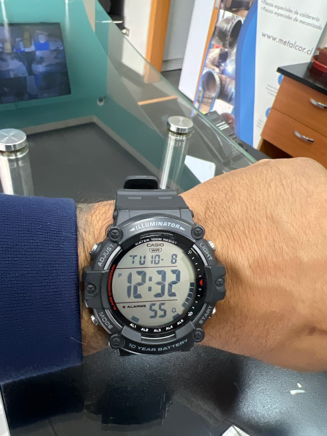 Customer photo review of Reloj Casio Vintage AE-1500WH-1AVDF Negro