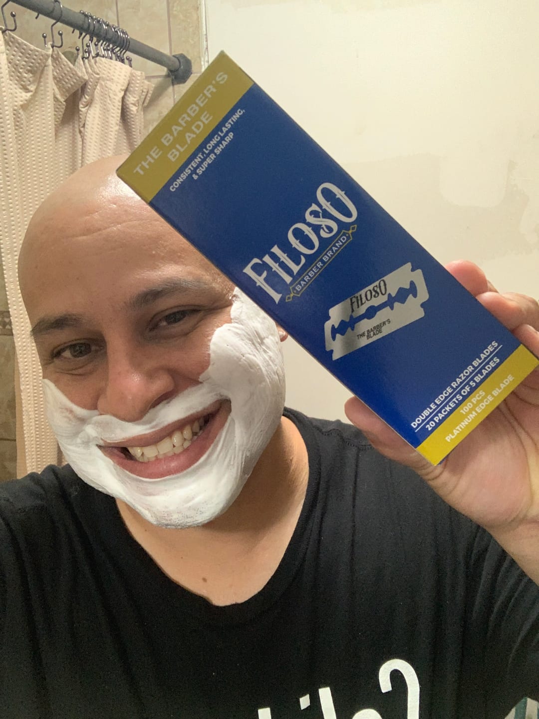 Customer photo review of Filoso Razor Blades