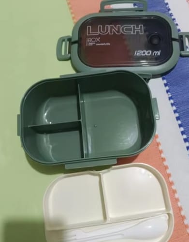 Customer photo review of קופסת אוכל 2 ב 1
