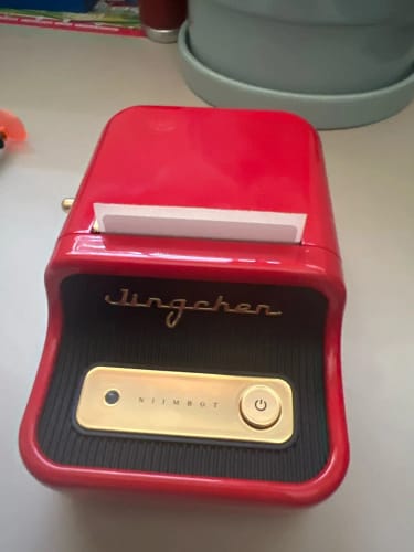 Customer photo review of B21 Bluetooth Thermal Label Printer, Efficient for Home, Office, Business