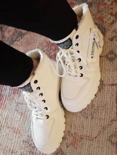 Customer photo review of OSHAWA™ COZY WINTER ANKLE BOOTS