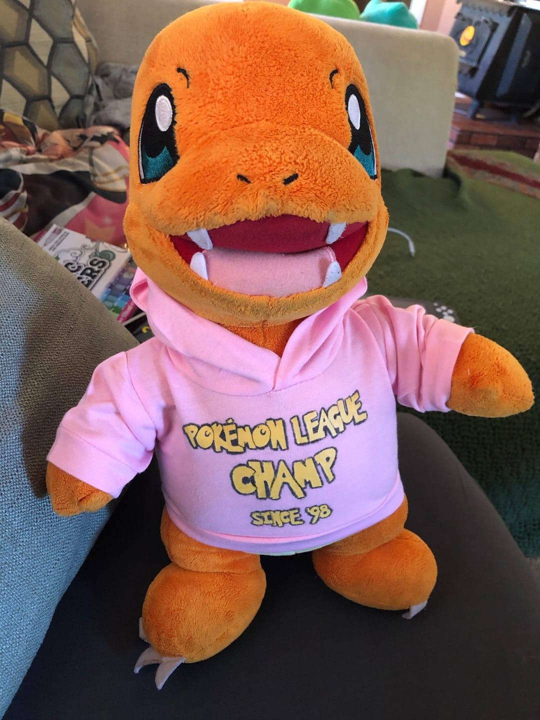 Customer photo review of CUSTOM Plushie HOODIE | Fits BAB and 14 to 16 Inch Stuffed Animals | Teddy Bear Outfit | Plushie Clothing