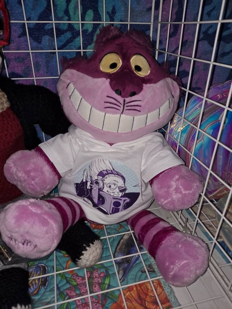 Customer photo review of CUSTOM Plushie HOODIE | Fits BAB and 14 to 16 Inch Stuffed Animals | Teddy Bear Outfit | Plushie Clothing