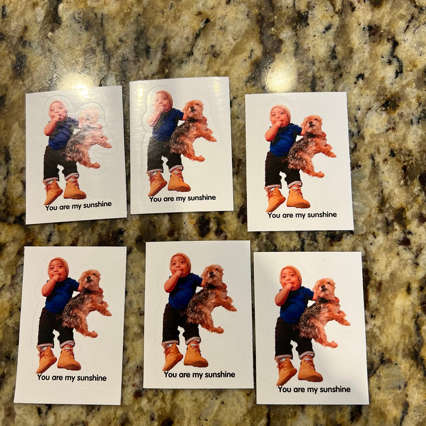 Customer photo review of CUSTOM PHOTO STICKER, Personalized Stickers, Pet Sticker, Laptop Sticker, Tumbler Sticker, Memorial Sticker, Water Bottle Sticker