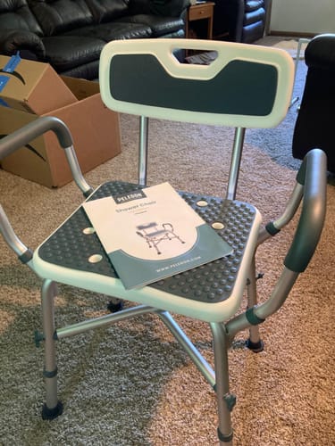 Customer photo review of Shower Chair (450lb)