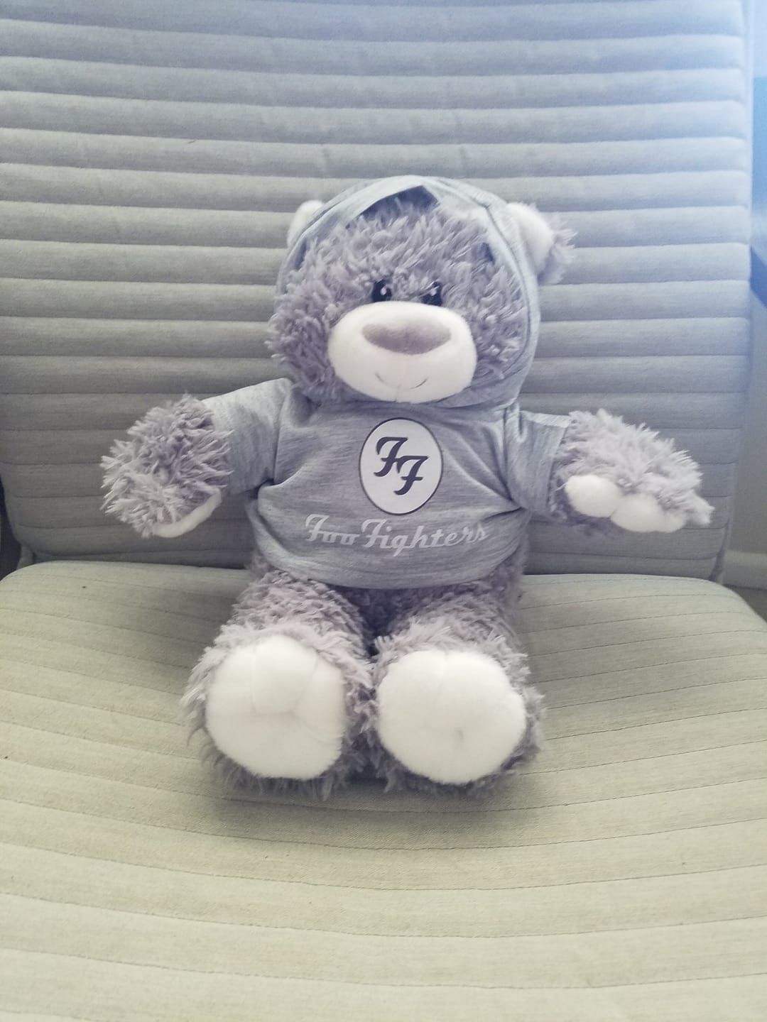 Customer photo review of CUSTOM Plushie HOODIE | Fits BAB and 14 to 16 Inch Stuffed Animals | Teddy Bear Outfit | Plushie Clothing