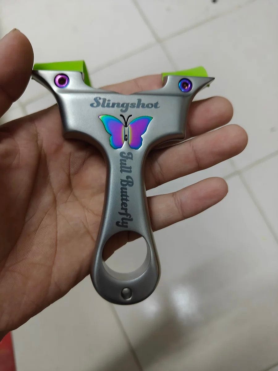 Customer photo review of Butterfly Hunting Slingshot