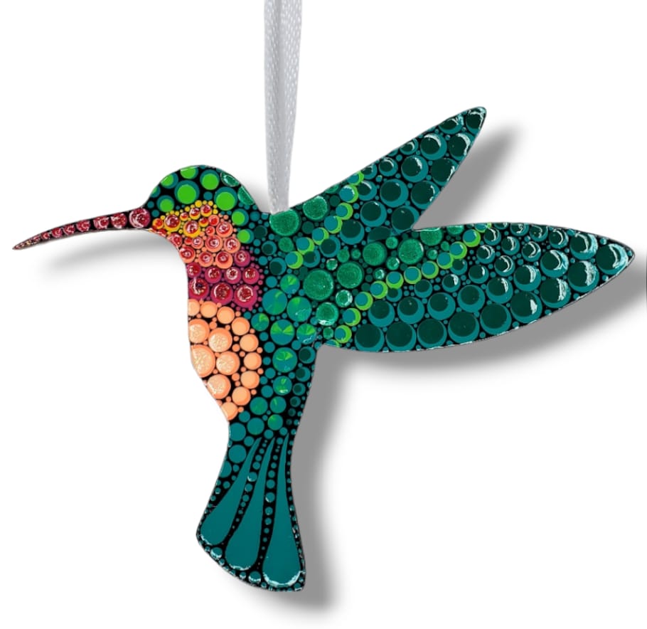 Customer photo review of Unfinished Wood Hummingbird Shape - Bird Animal - Craft - up to 24" DIY