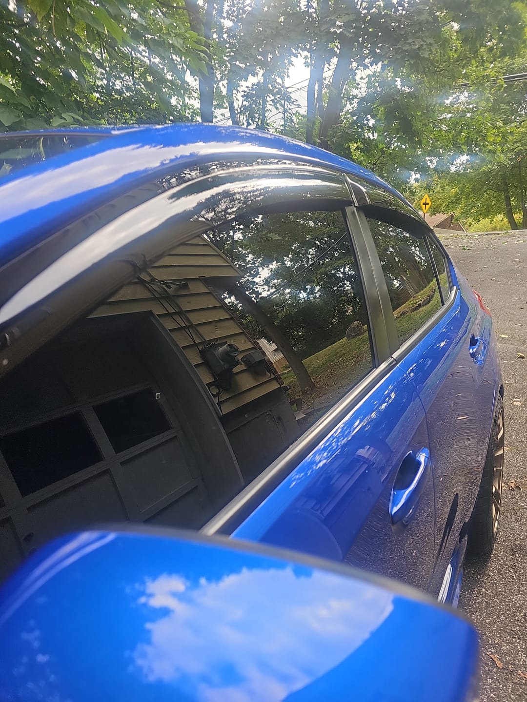 Customer photo review of Window Visors Sun/Rain Guards