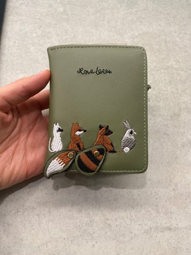 Customer photo review of Cute Fox Wallet