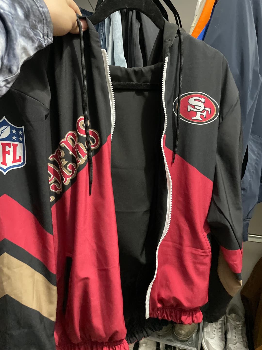 Customer photo review of Bomber Jacket San Francisco 49ers