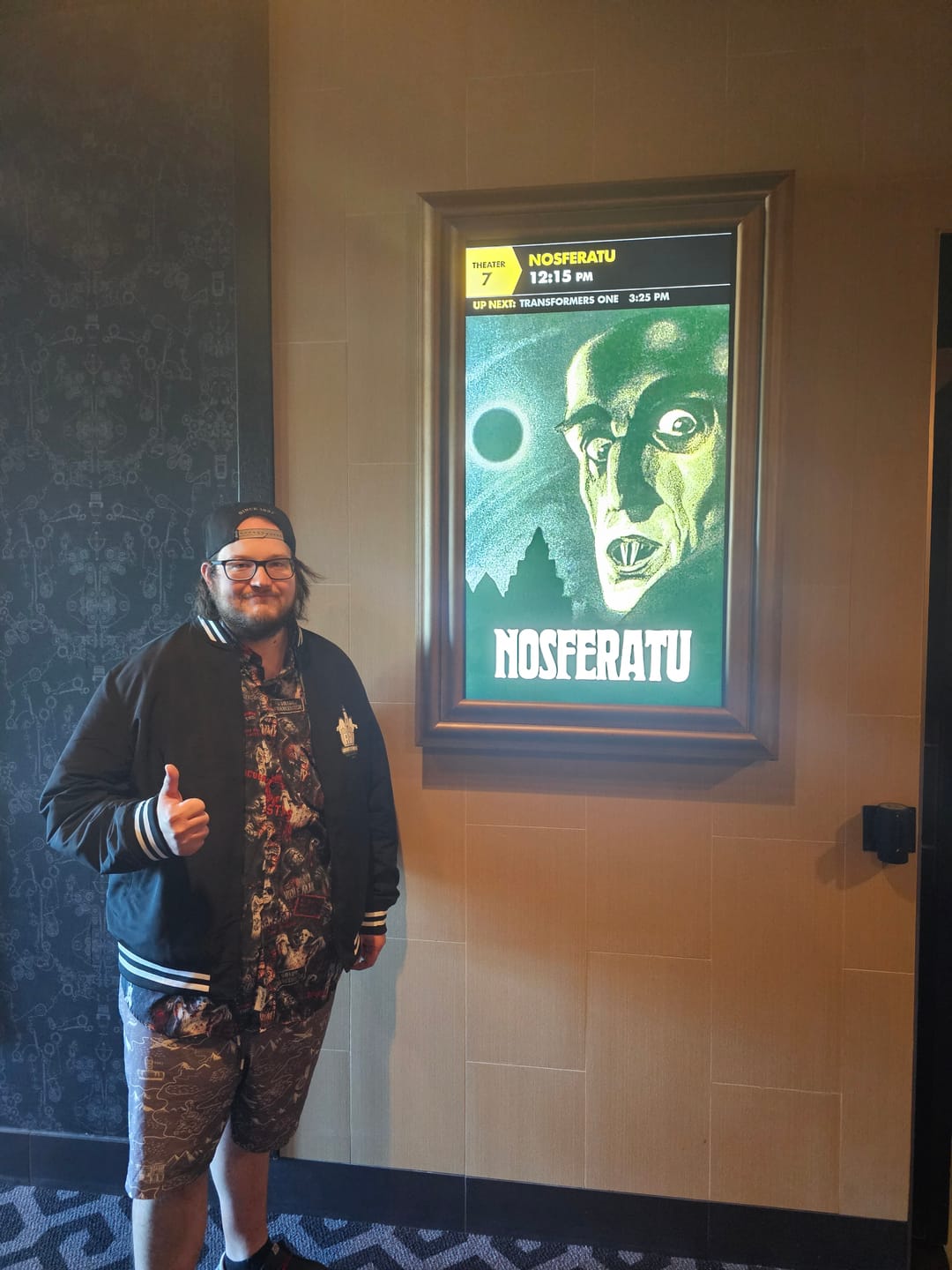 Customer photo review of Disney "Ajax Ghost Exterminators" – Reversible Bomber Jacket