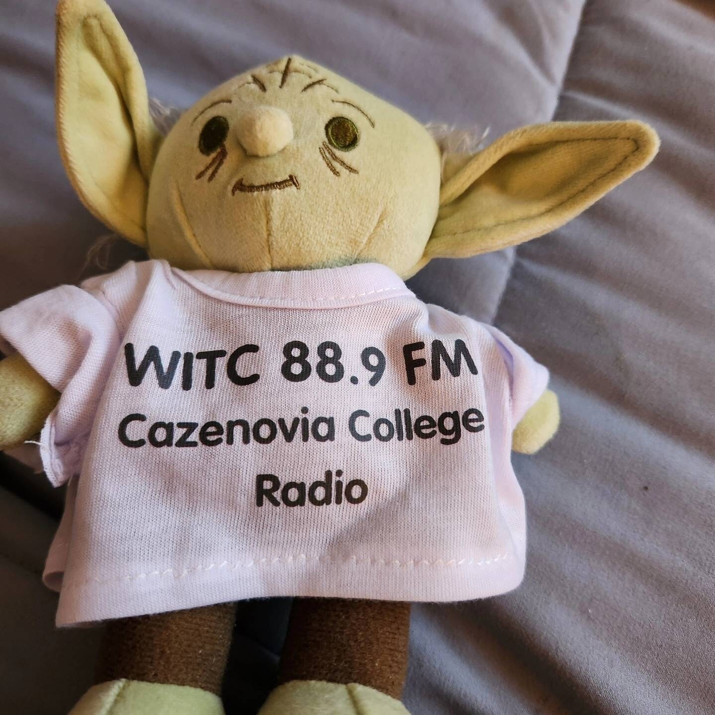 Customer photo review of CUSTOM Stuffed Animal T-SHIRT, Fits 8 Inch Stuffed Animals, Personalized Photo and Text Shirt