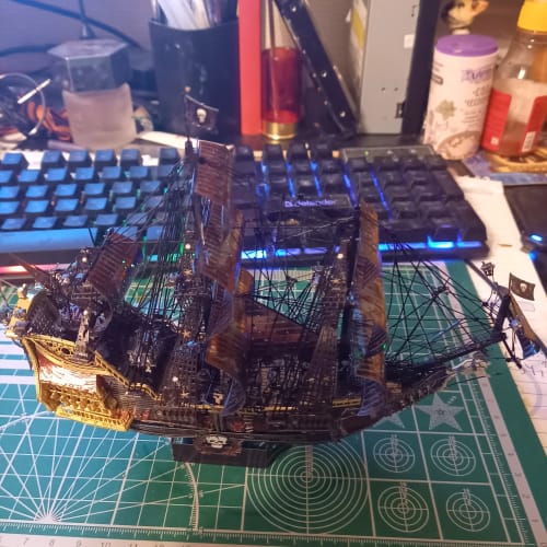 Customer photo review of Pirate Ghost Ships 3D Metal Puzzles
